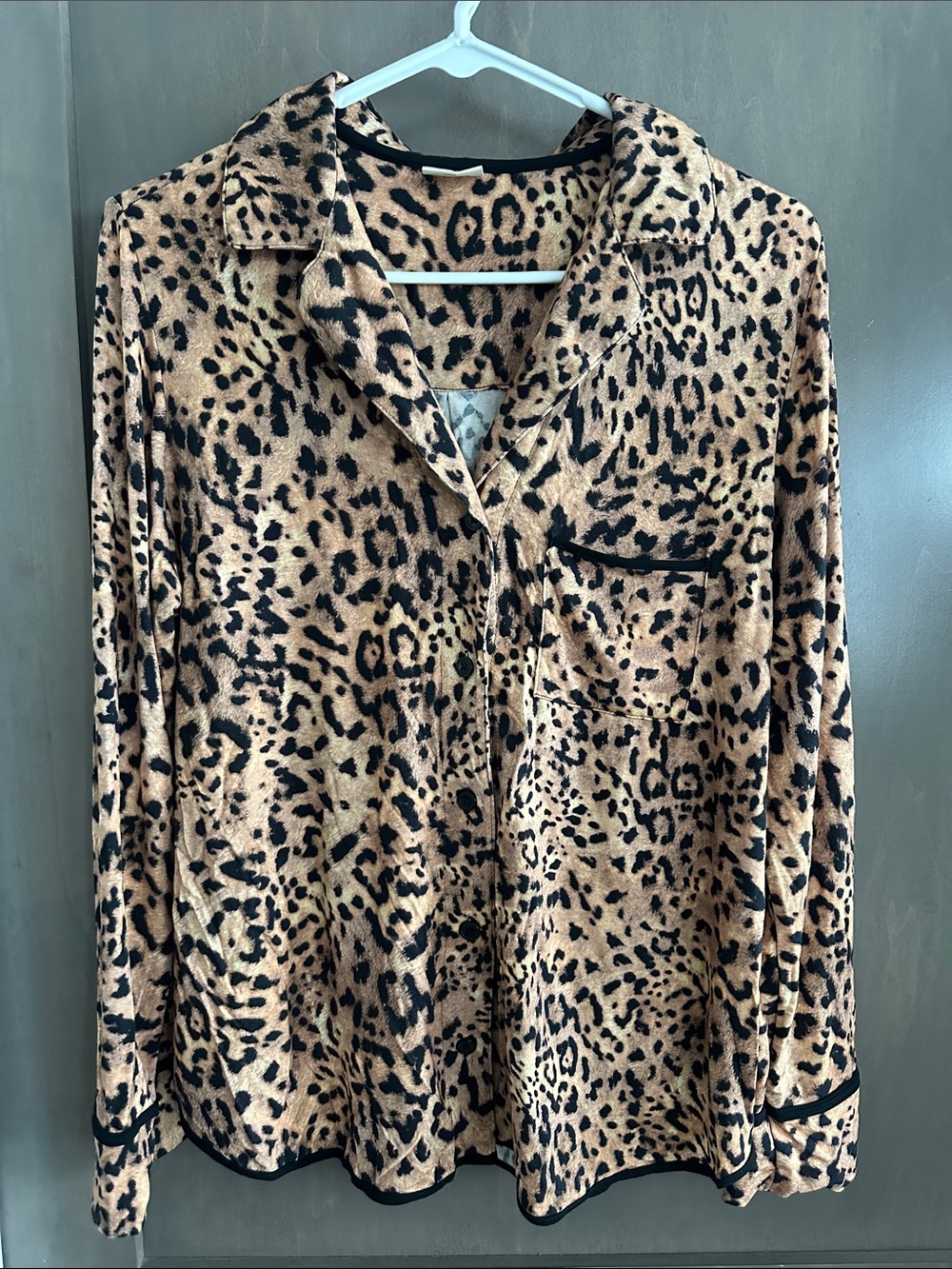 Soma Women’s Cool Nights Leopard Print Pajama Set Size M - Picture 5 of 11